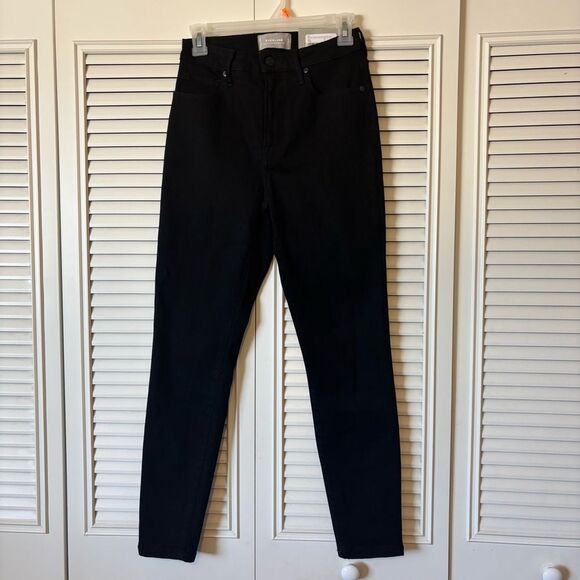 NWT Everlane The Curvy High Rise Skinny Jean in Black | 27 - Picture 3 of 8